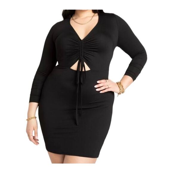 Eloquii NWT Black Dress 26 - Picture 1 of 7